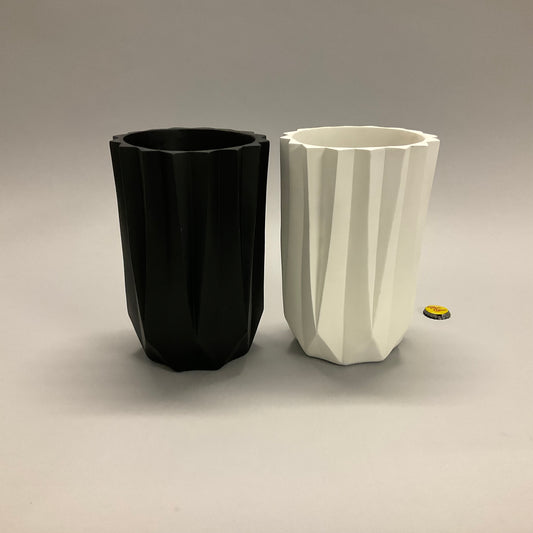 Fluted Vases