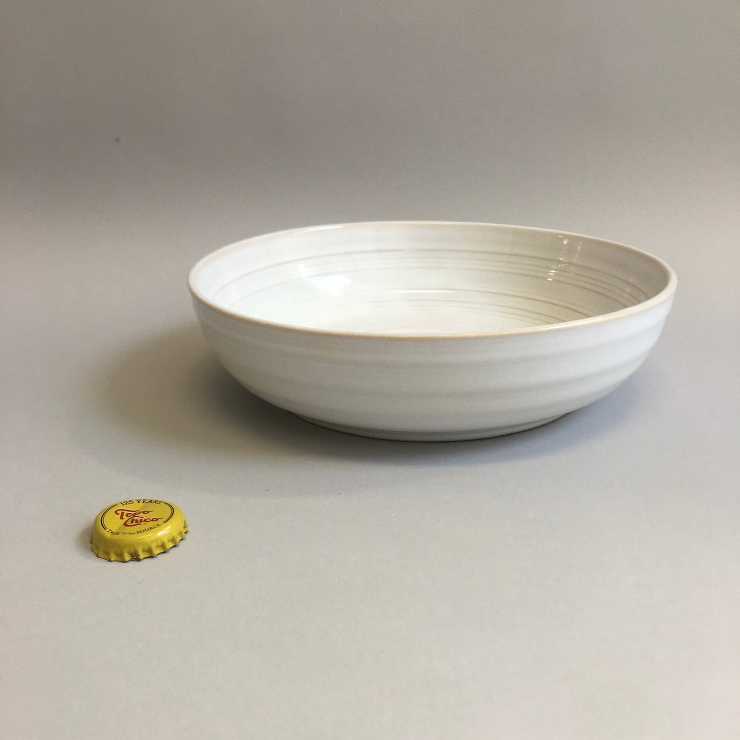 Low Wide Ridged Soup Bowl