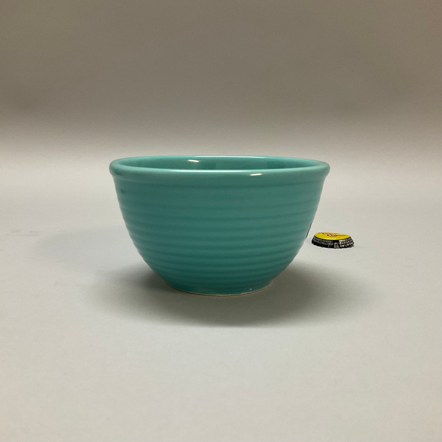 Turquoise Ribbed Bowls