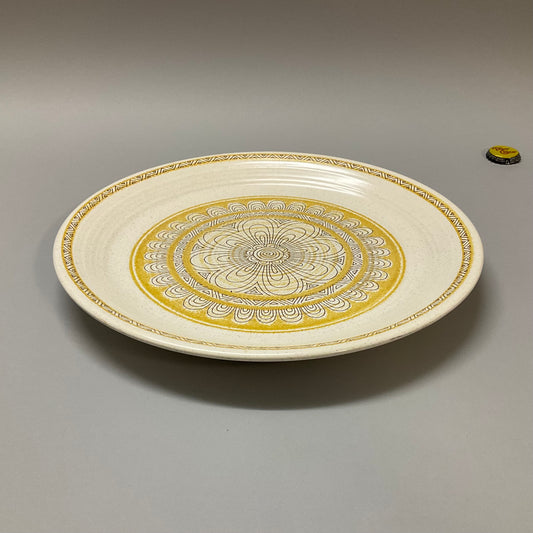 Yellow Flower Plate