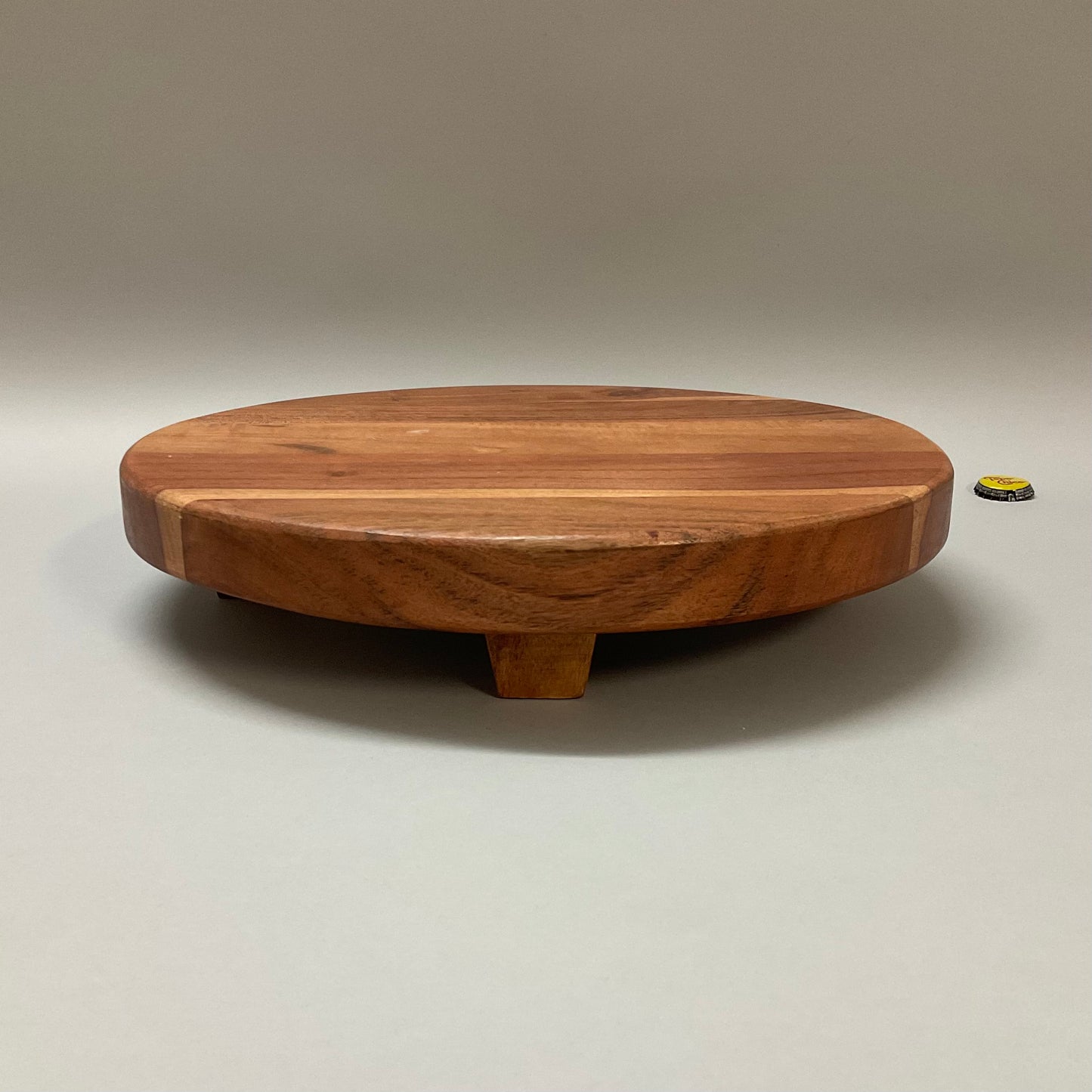 Footed Wood Tray