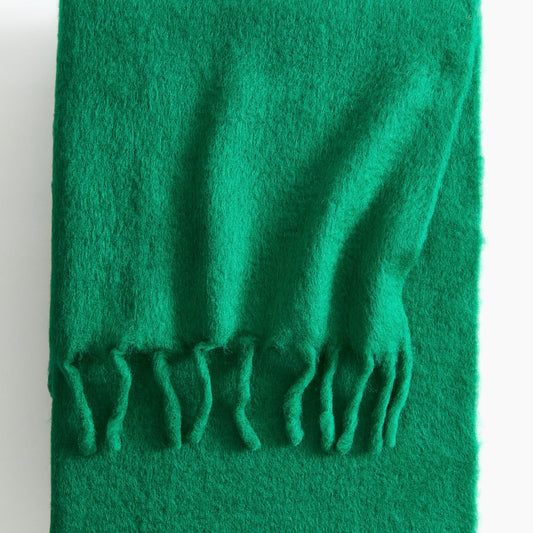 Green Throw Blanket