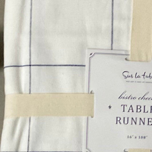 Bistro Check Table Runner