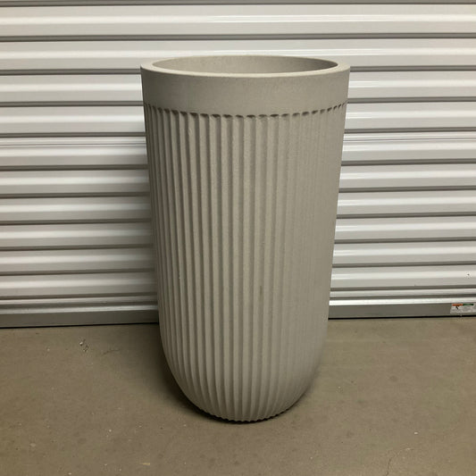 Tall Off-White Planter