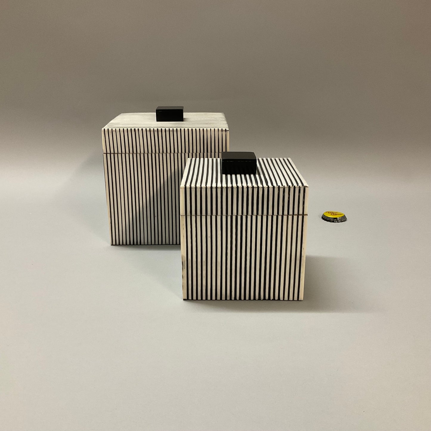 Black and White Striped Boxes