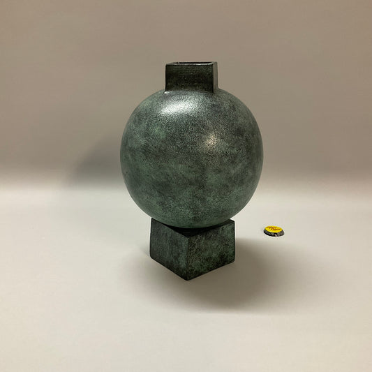 Small Green Patina Vase