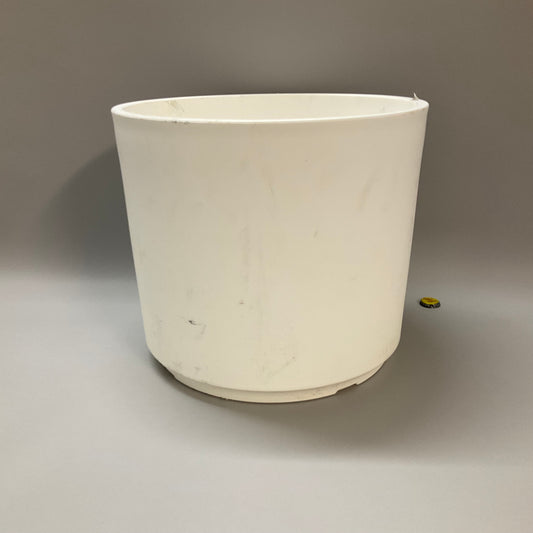 White Plastic Planter