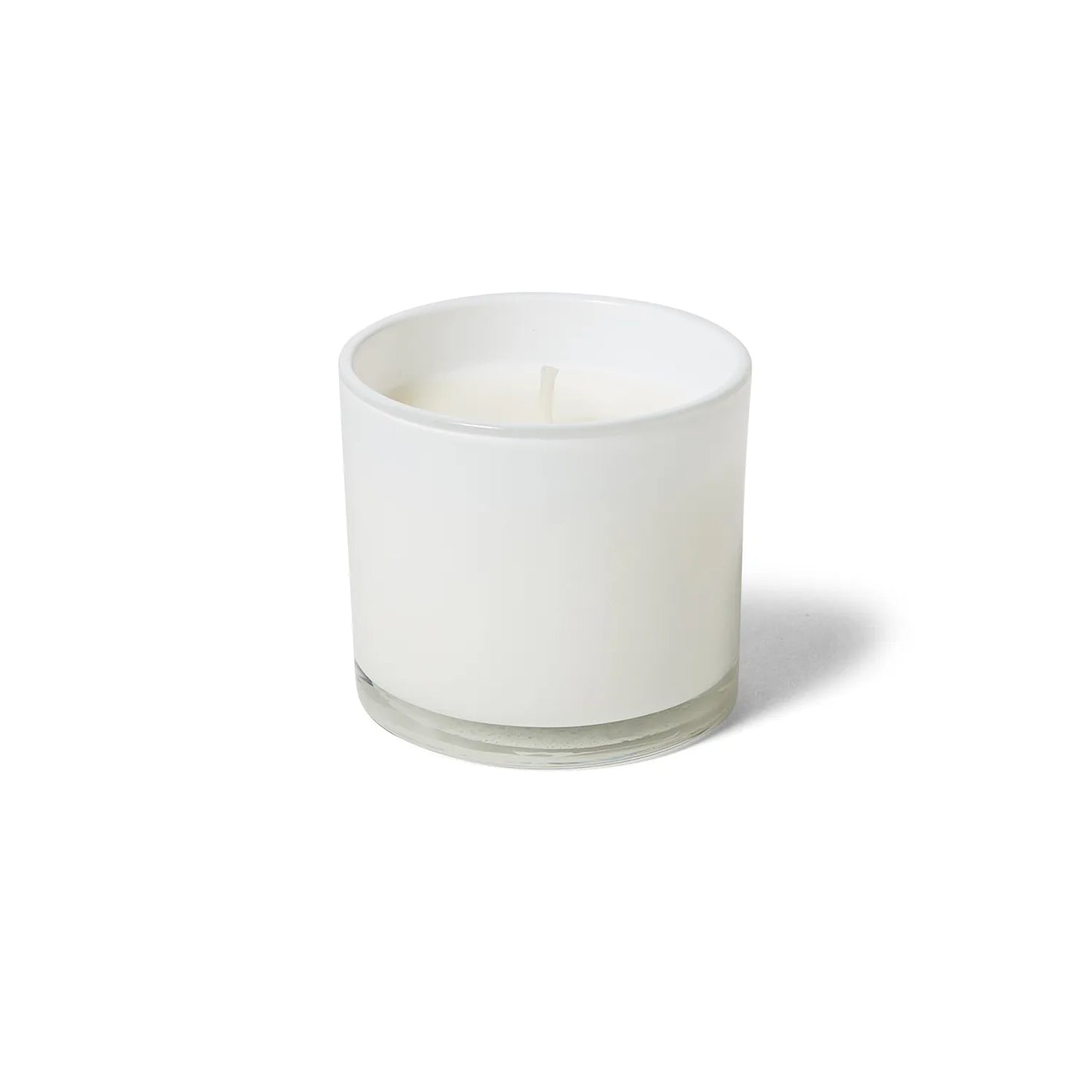 White Glass Candles