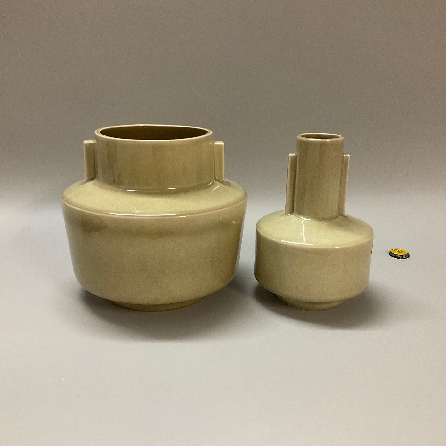 Khaki Stoneware Vases