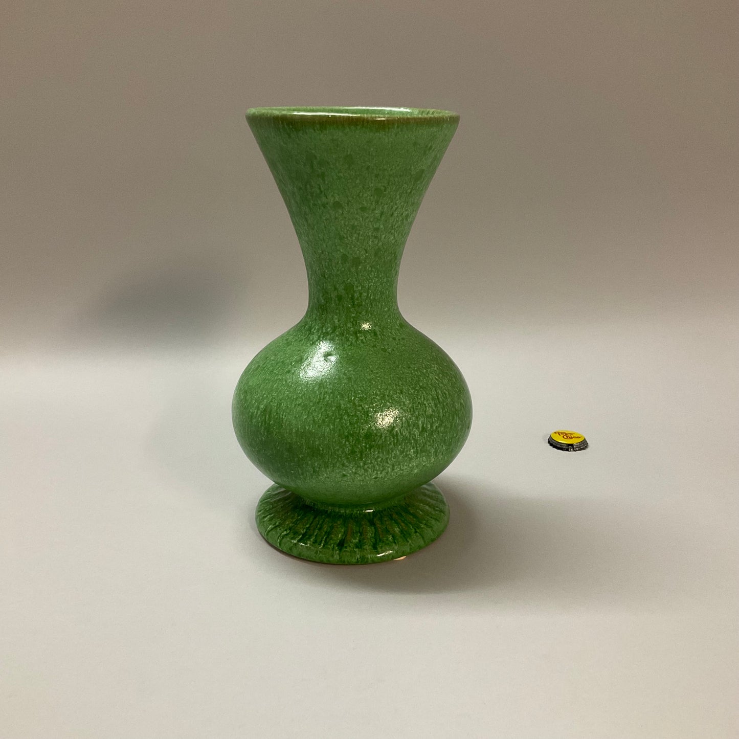 Glazed Ceramic Green Vase