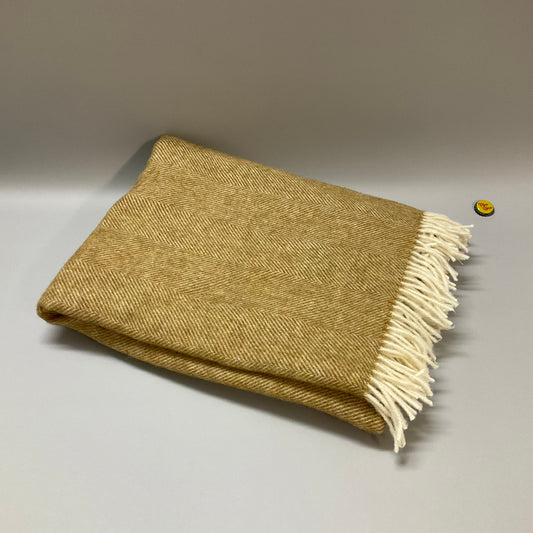Mustard Throw Blanket