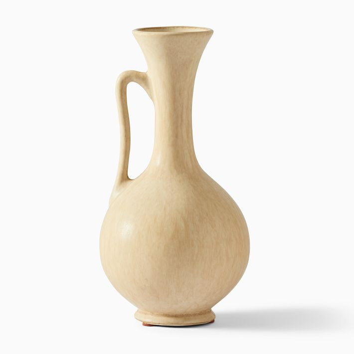 Natural Ceramic Pitcher Vase