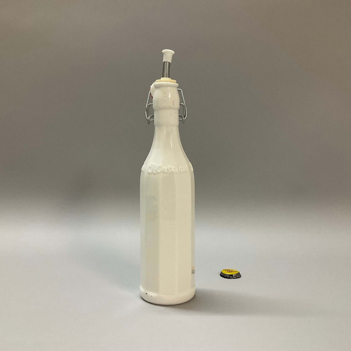 White Oil Bottle