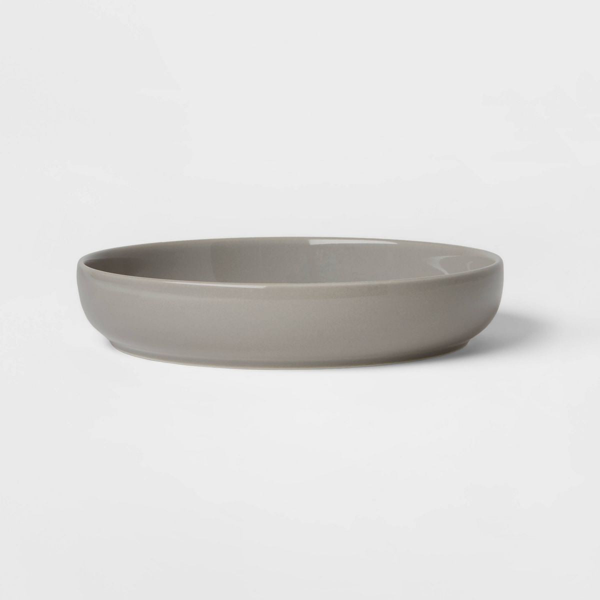 Gray Dinner Bowl