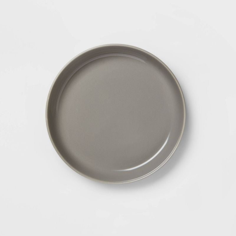 Gray Dinner Bowl