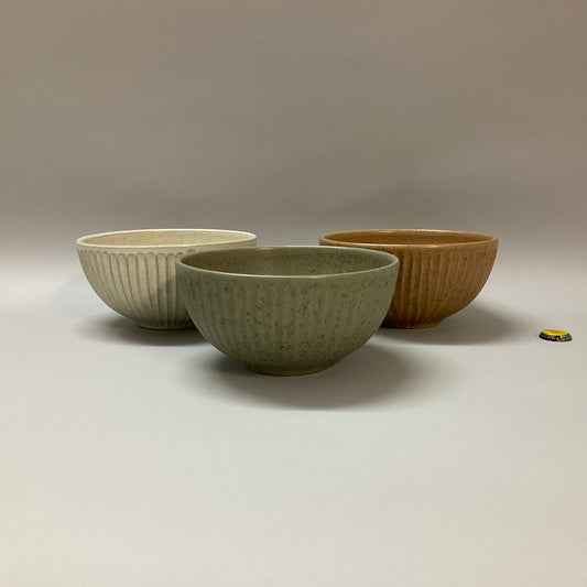 Terracotta Fluted Bowls