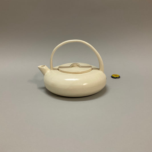 Cream Ceramic Teapot