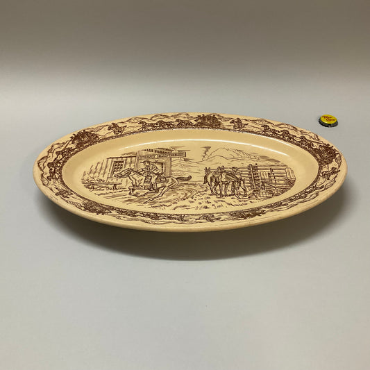 Vintage Western Platter