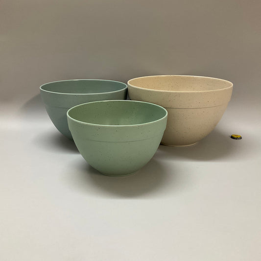 Speckled Bamboo Mixing Bowls