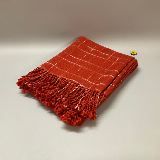 Burnt Orange Throw Blanket