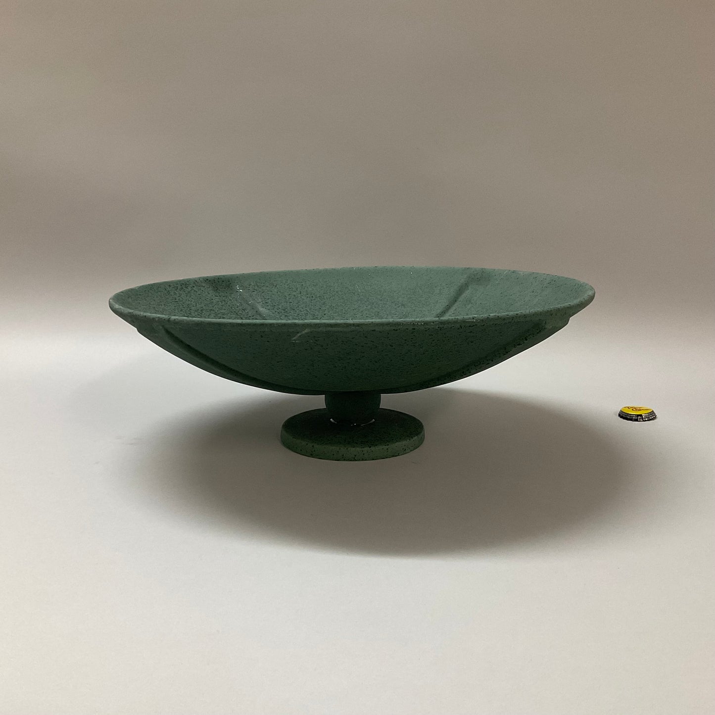 Green Pedestal Centerpiece Bowl