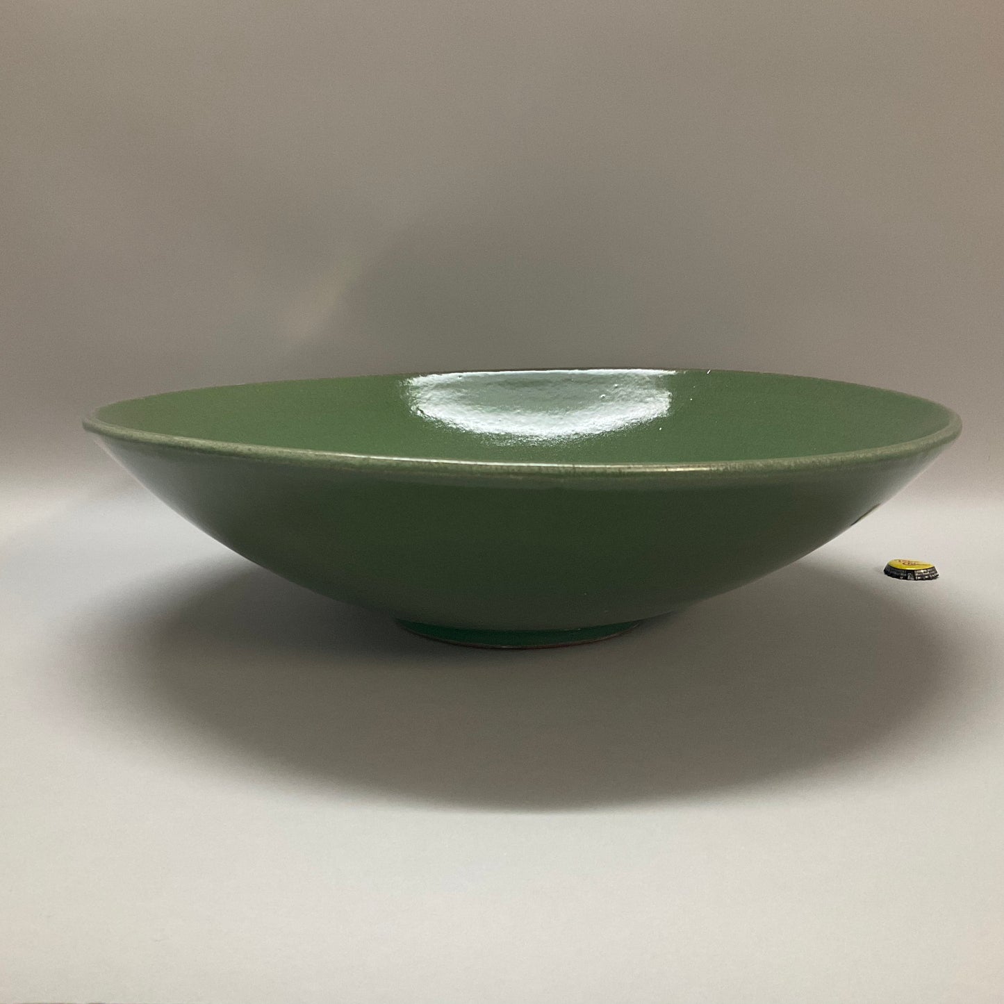 Wide Green Bowl