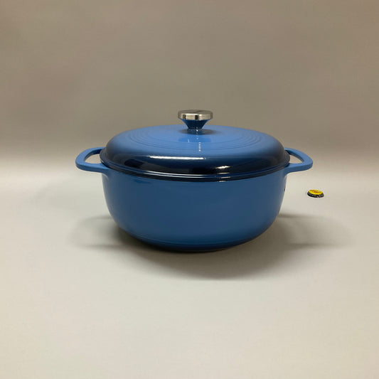 Blue Cast Iron Dutch Oven