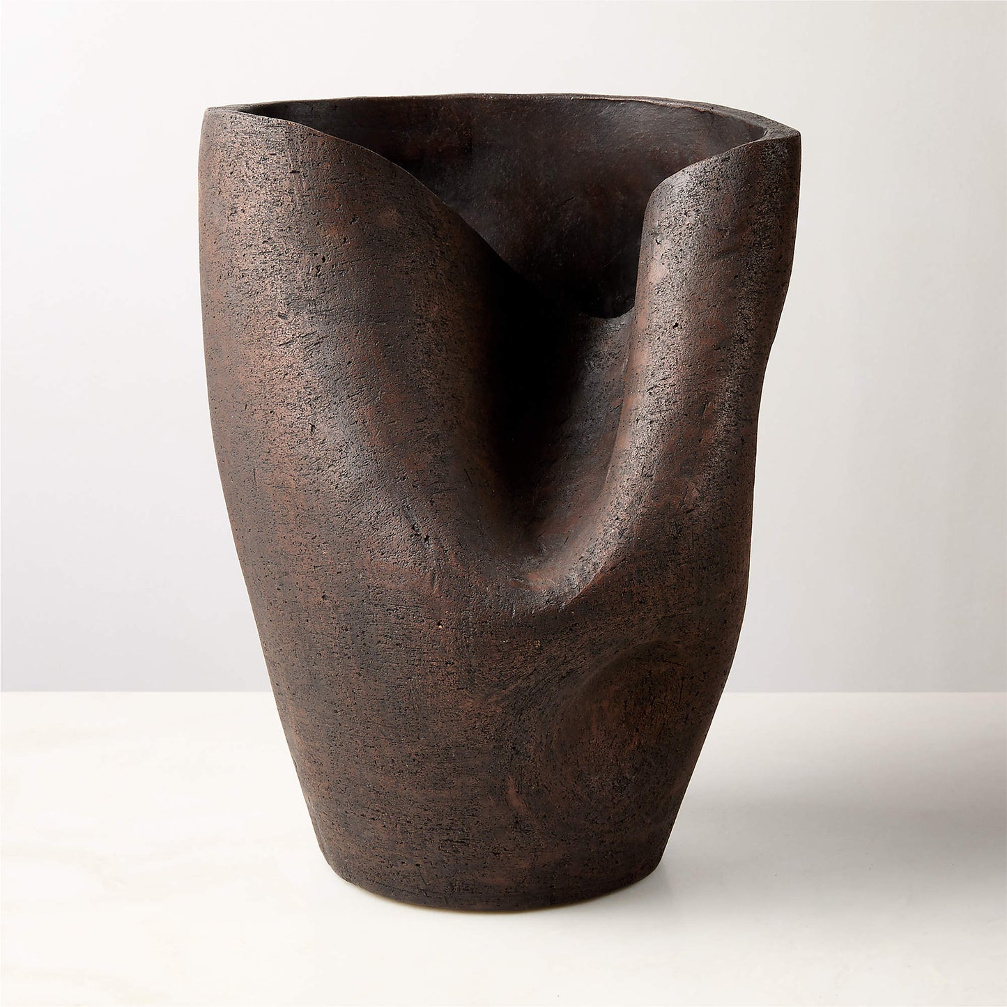 Brown Terracotta Vase