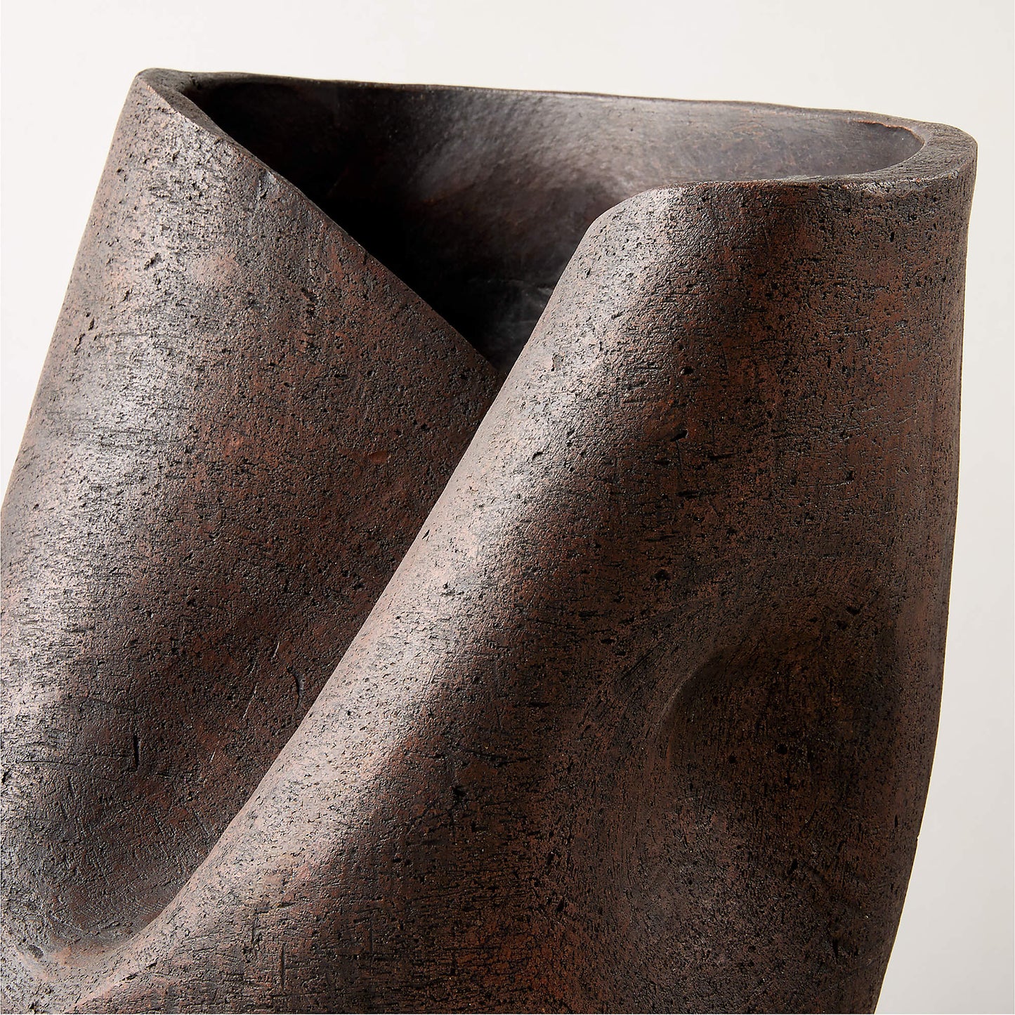 Brown Terracotta Vase