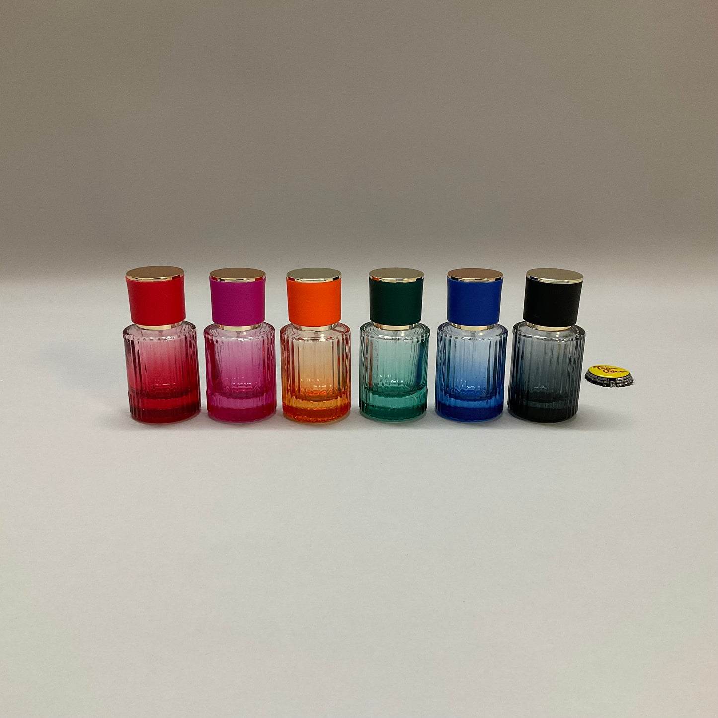 Assorted Colors Perfume Bottles