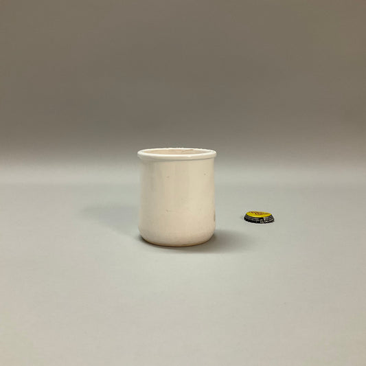 White Ceramic Yogurt Cups