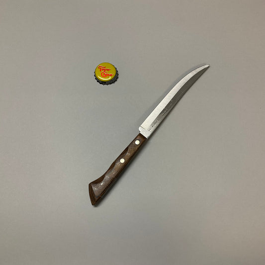 Stainless Steel Steak Knife with Wood Handle