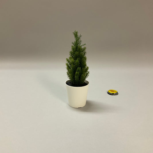 Faux Potted Evergreen