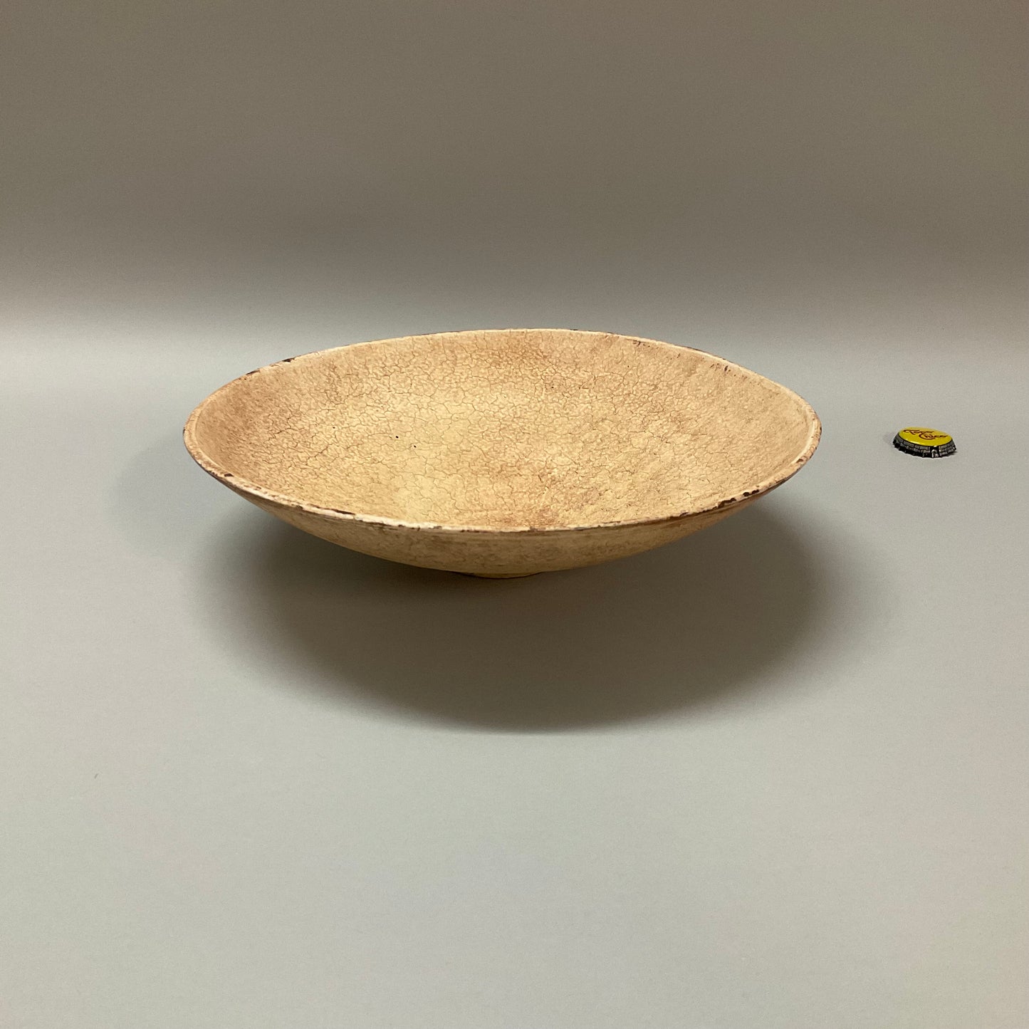 Metal Crackle Paint Bowl