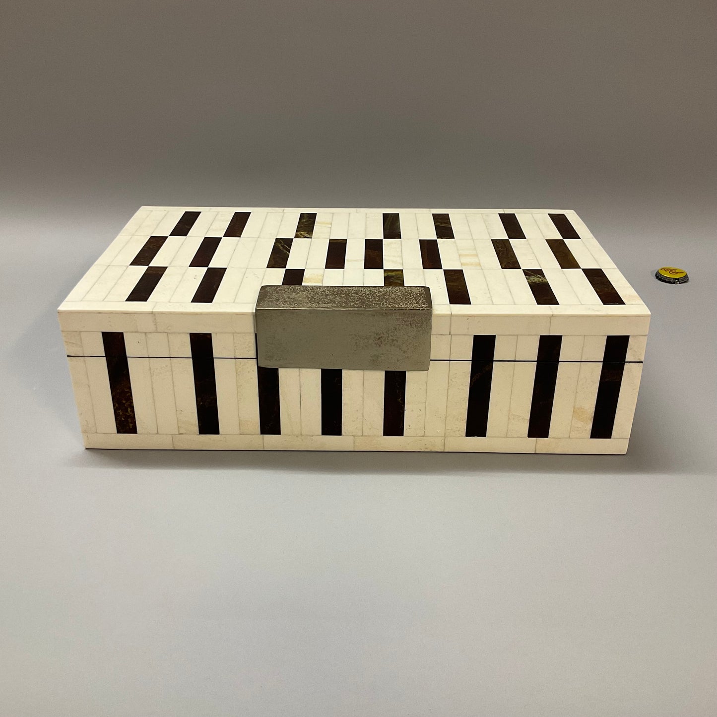 Black/White Decorative Storage Box