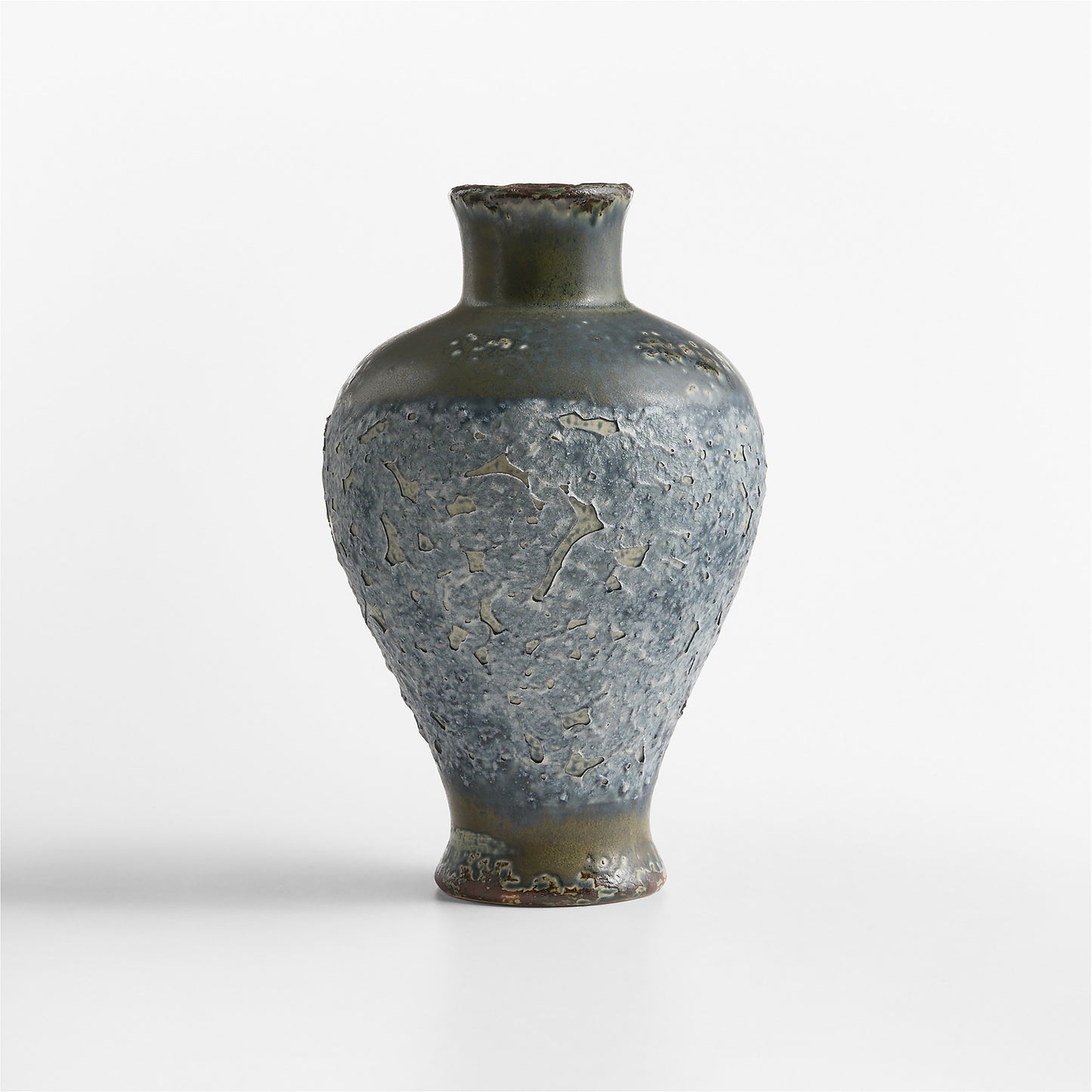 Dark Blue Textured Vase