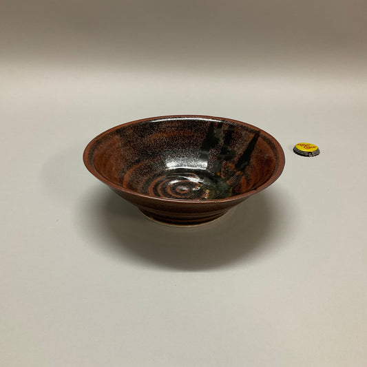 Brown Swirl Bowl