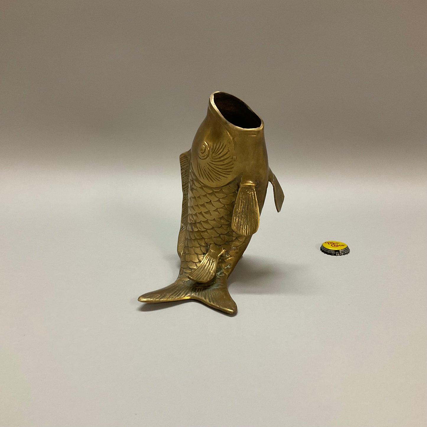 Brass Fish Vase