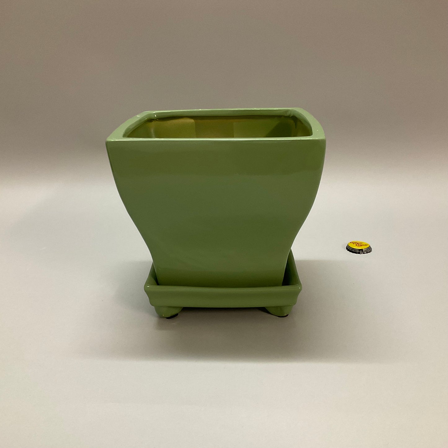 Green Square Planter