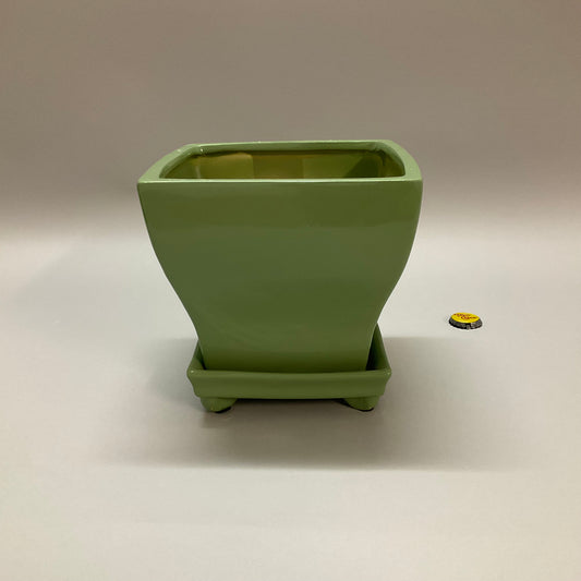 Green Square Planter