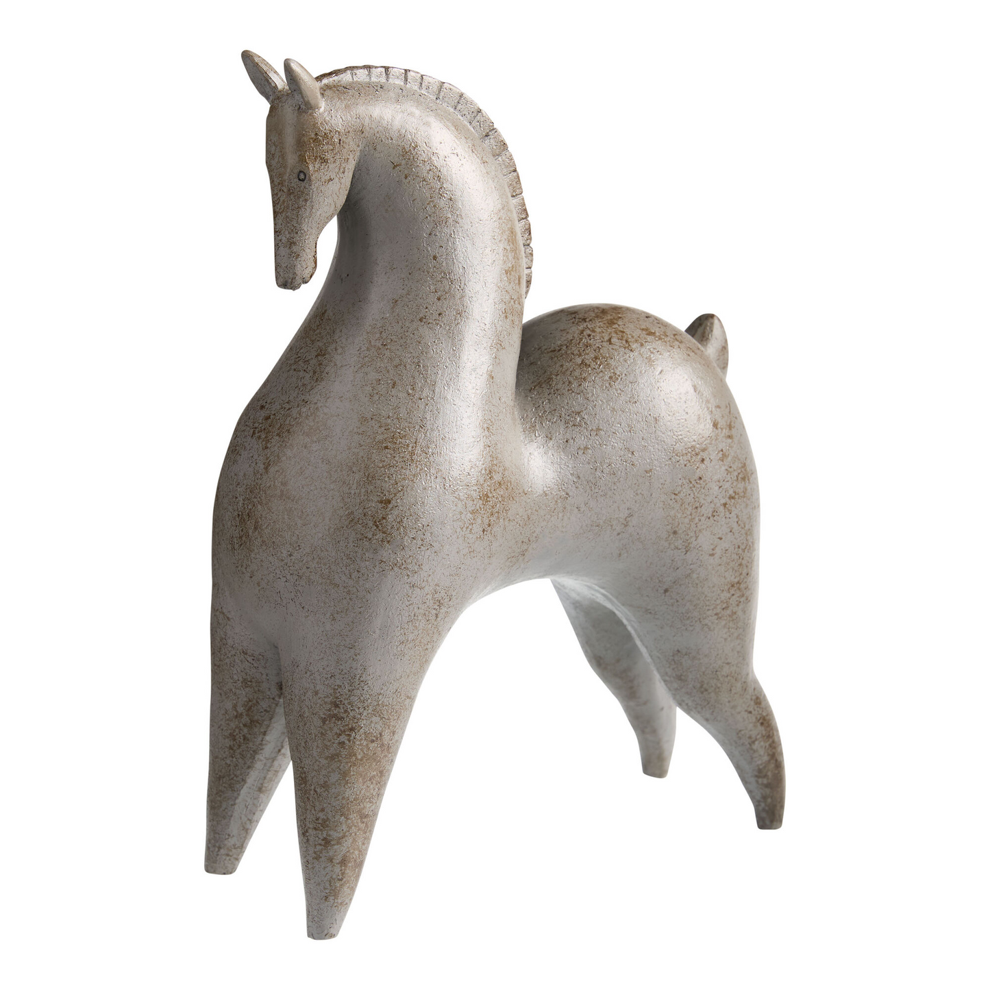 Gray Resin Horse
