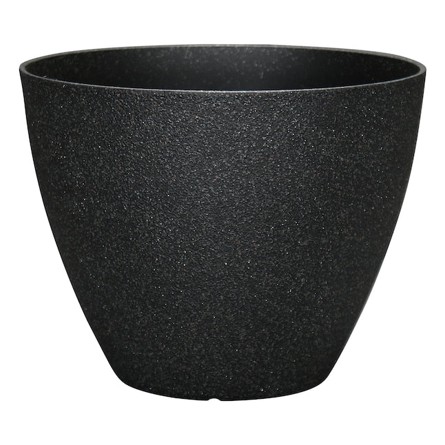 Black Resin Planter