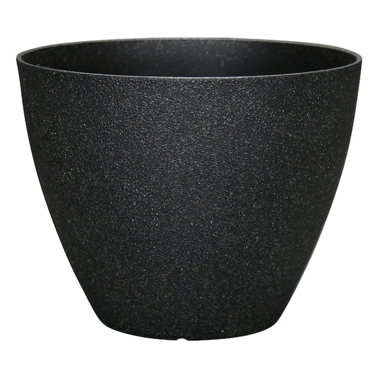 Black Resin Planter