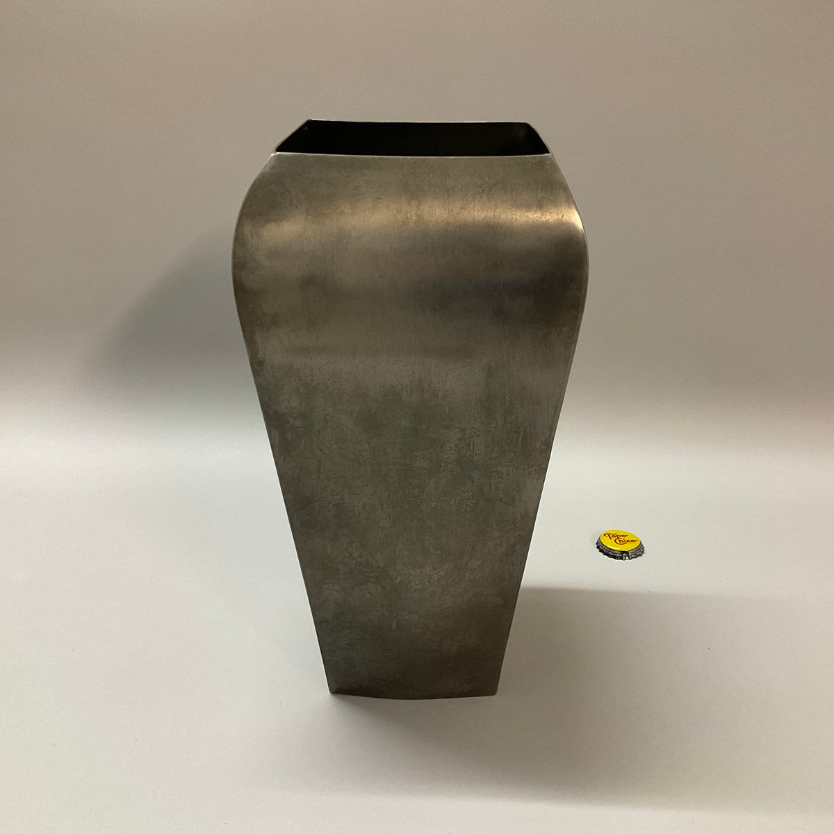 Tall Metal Vase