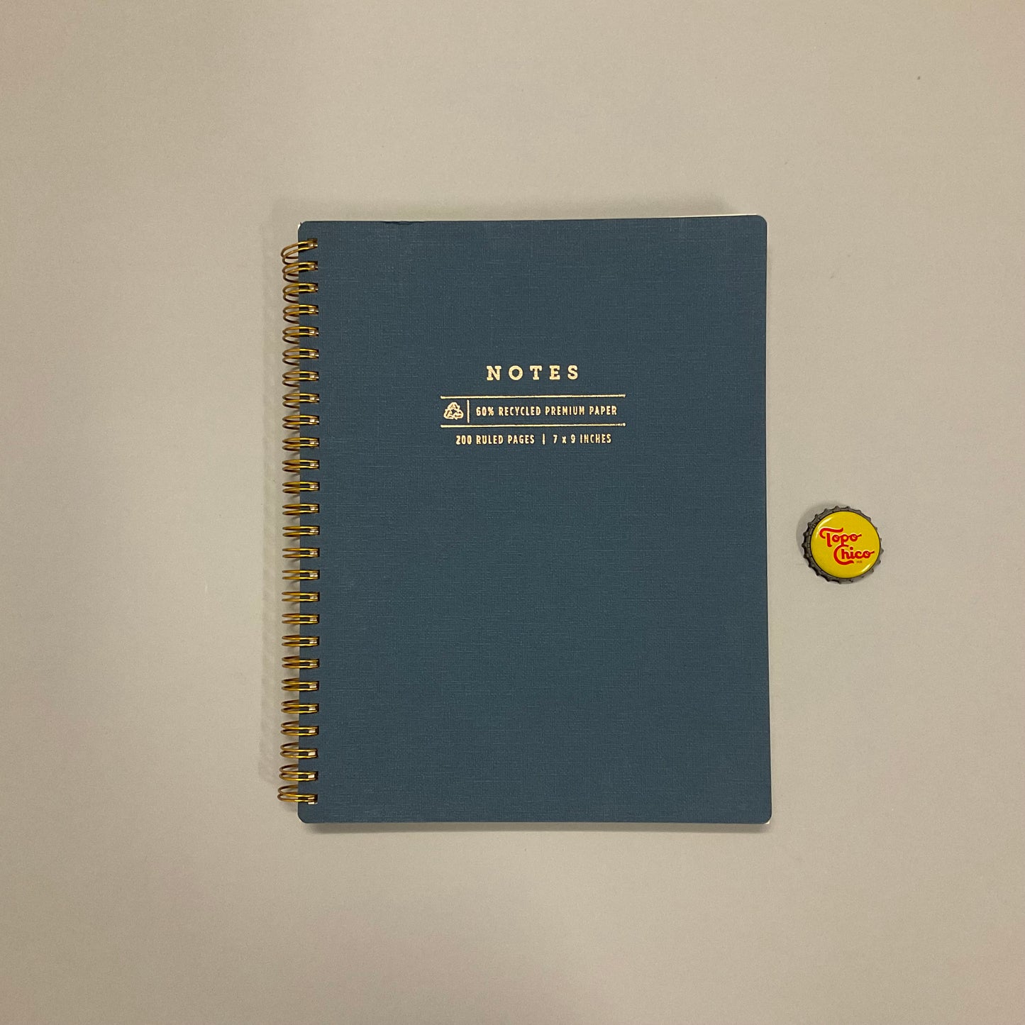 Navy "Notes" Notebook