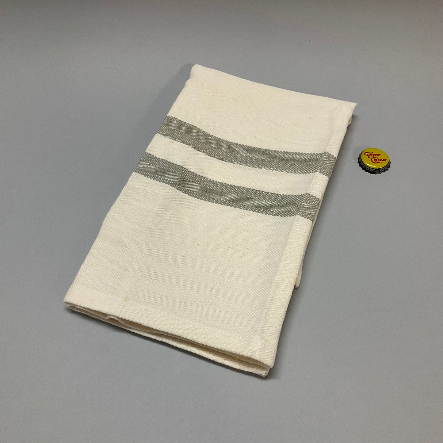 Gray Stripe Tea Towel