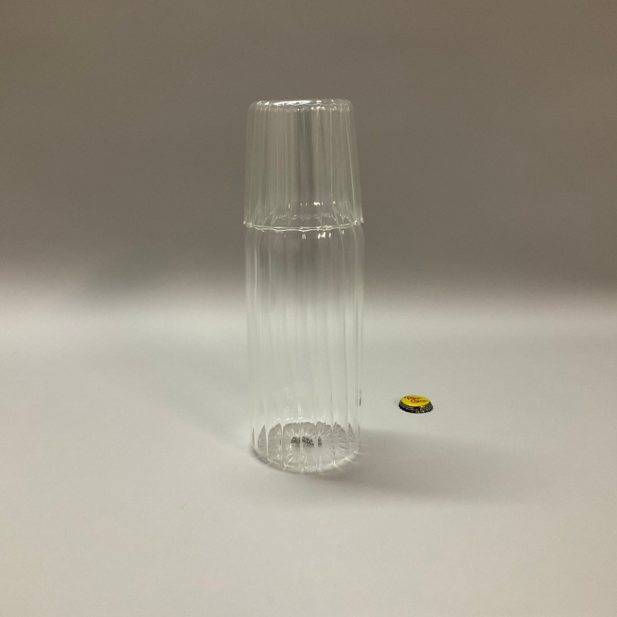 Fluted Carafe with Glass