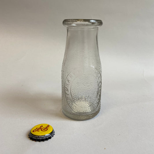 Small Glass Milk Bottle