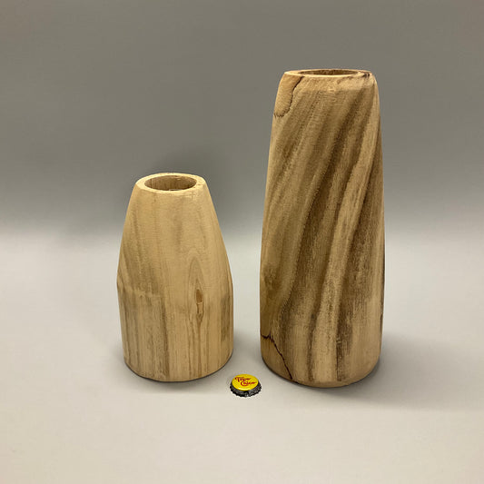 Wood Vases