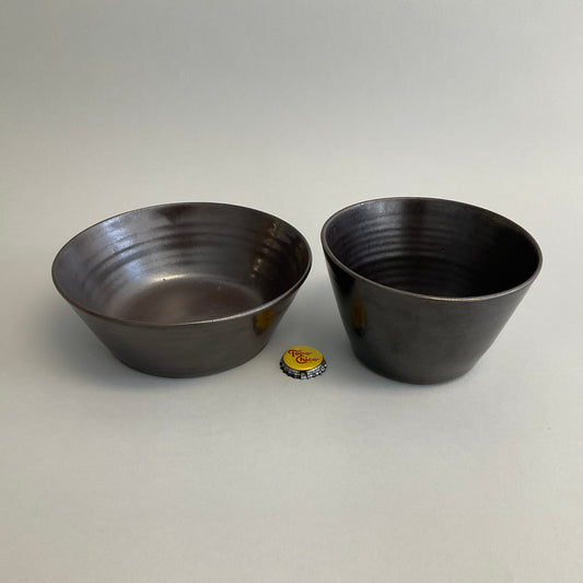 Black Ceramic Bowls